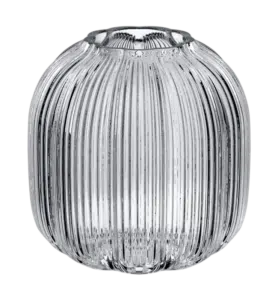 Villeroy & Boch Fleur clear glass vase 11cm compact decorative vase
