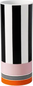 Villeroy & Boch Memphis black Premium Porcelain vase 23.5cm avant-garde design